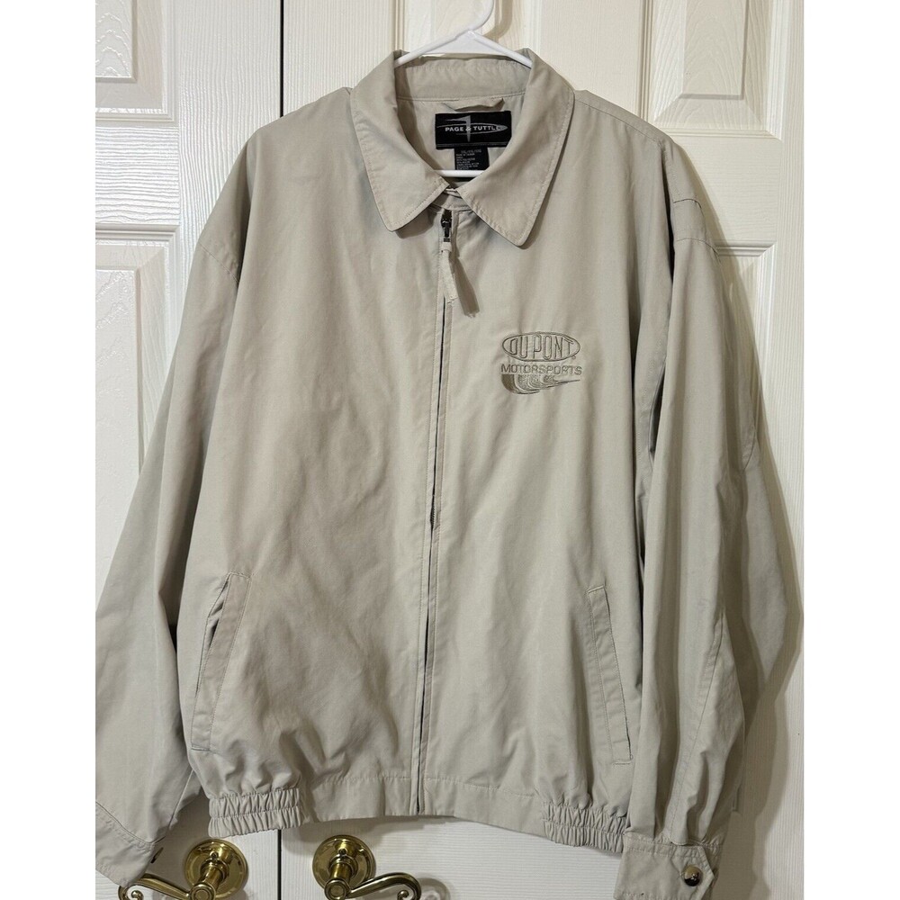 Y2K‎ Page & Turtle Men’s Nice And Soft Comfy Windbreaker Jacket  - Size XXL